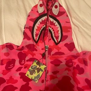 Pink Camo Bathing Ape Hoodie. New with Tags.